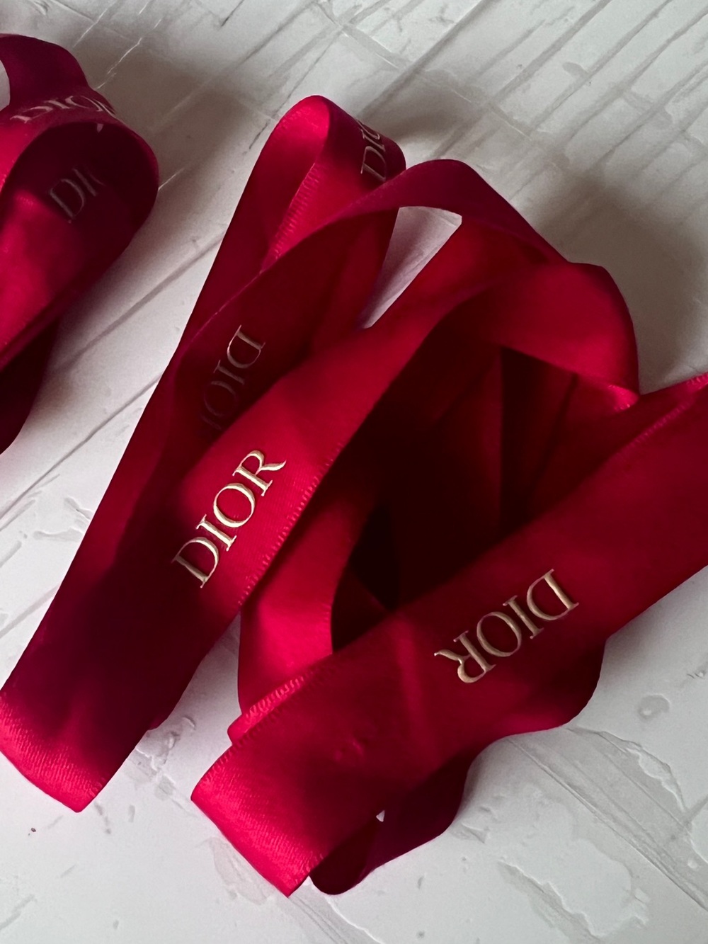 2Pc Dior Satin Ribbon set